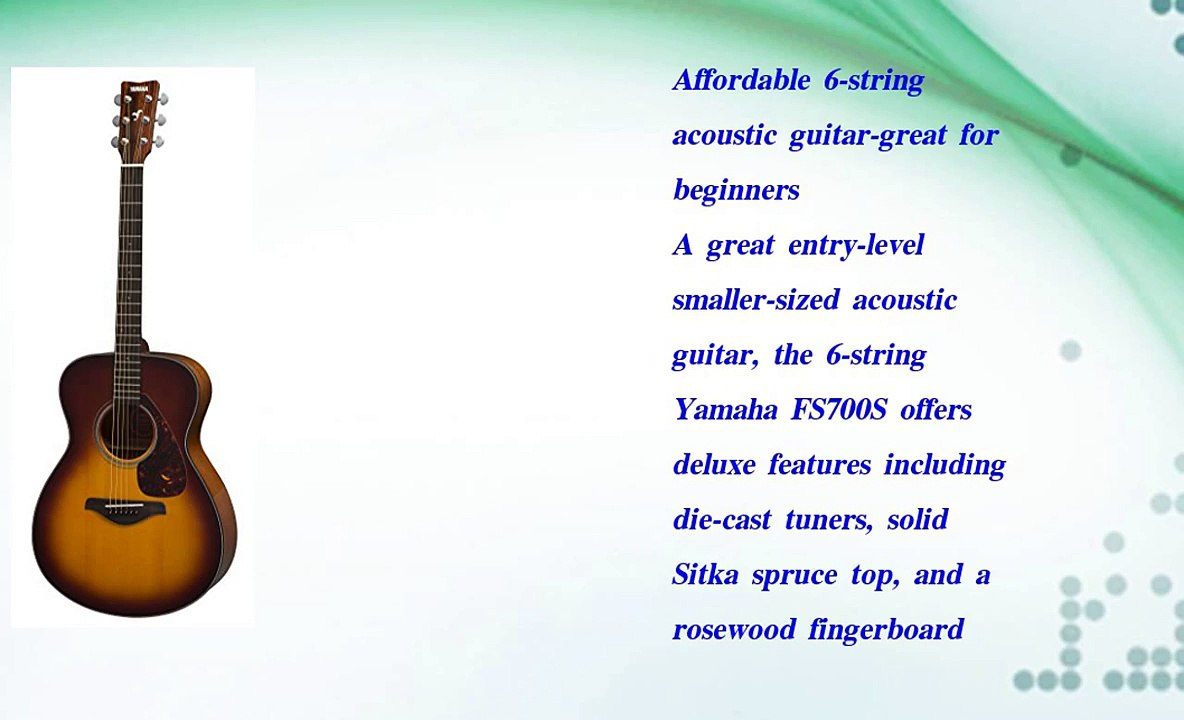 Yamaha FS Series FS700S TBS Acoustic Guitar  Tobacco