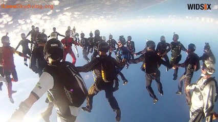 Skydiving World Record Amazing