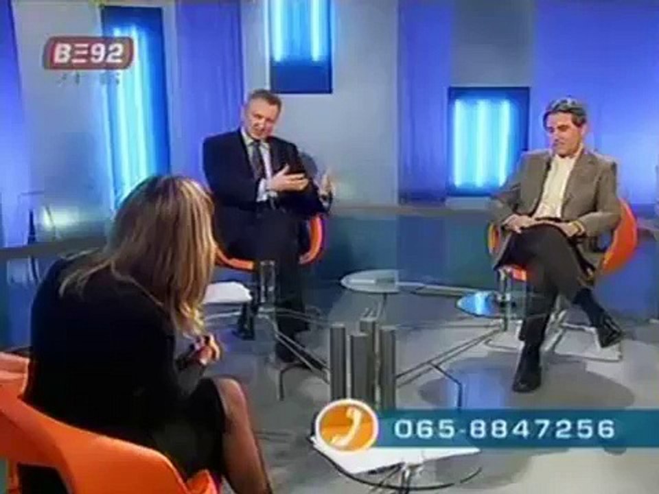 Utisak nedelje - B92 - gost Slobodan Samardžić, 2.deo