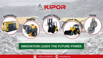 Generators, Engine, Industry Vehicle, Power & Construction Machineries by www.kipor.ae