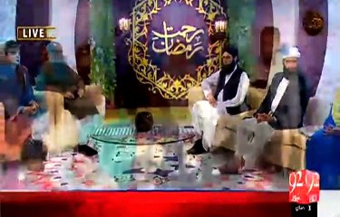 Rehmat e Ramazan - 03 Ramazan – Iftar – Naat – Lakhte Jigare Sarwaredi – 21-JUN-15 – 92 News HD