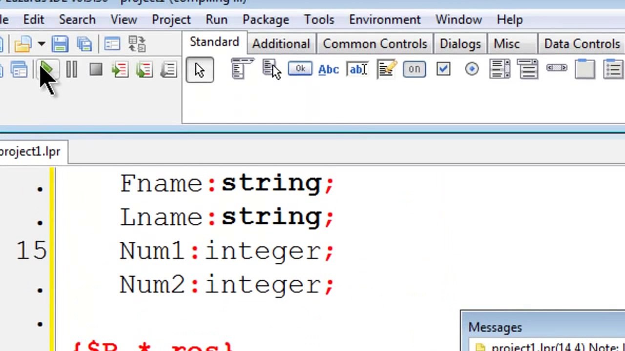 Free Pascal Program Tutorial 4 - User Input - Lazarus