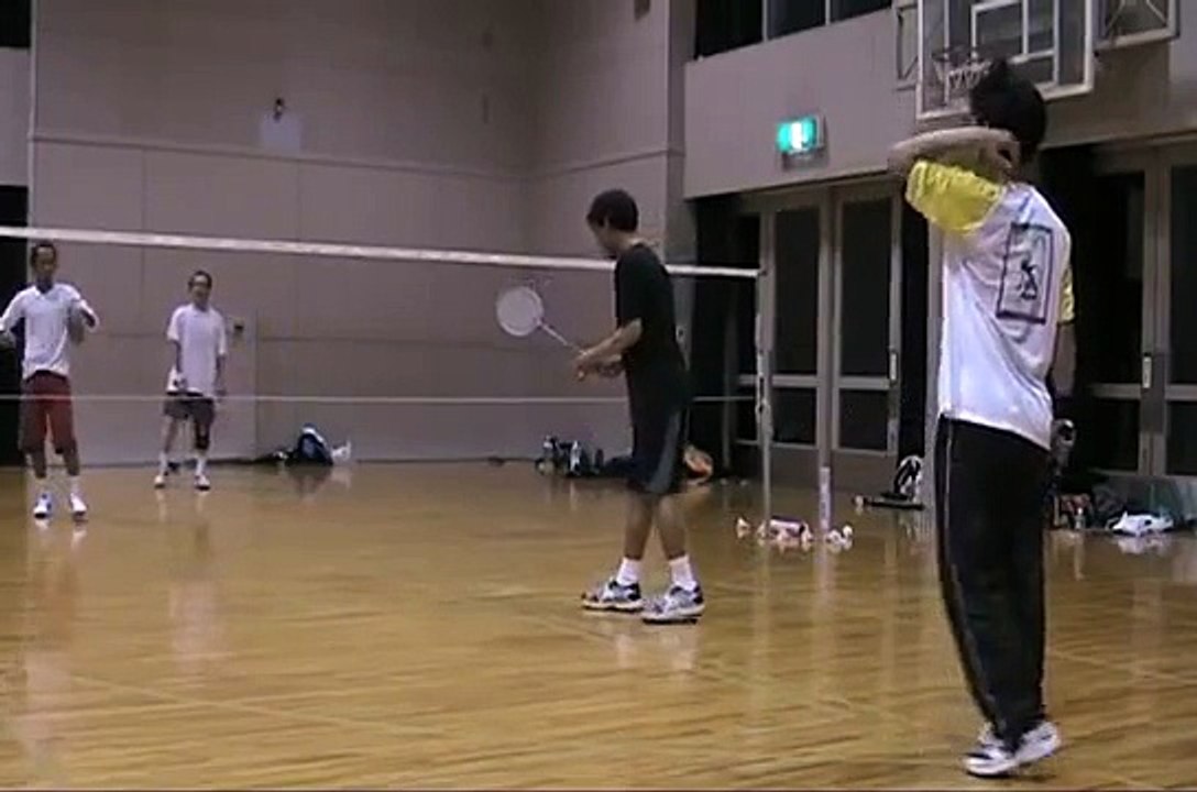 Badminton Match Men Doubles 2007 INA vs JPN/CAN (2 of 3)