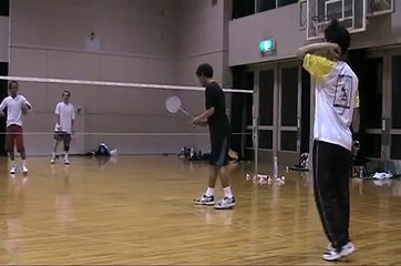 Badminton Match Men Doubles 2007 INA vs JPN/CAN (2 of 3)