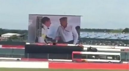 When Your Giant TV Screws Up In The Best Possible Way