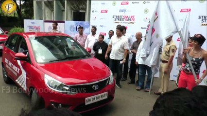 STREET SMART STREET SAFE WOMEN SAFETY DRIVE FLAG OFF BY MANDIRA BEDI