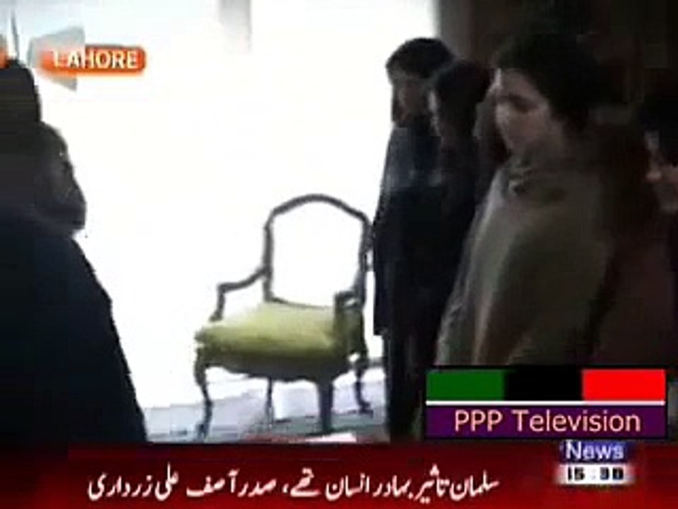 Asif Zardari Condels Salman Taseer's Family