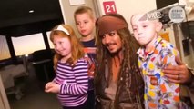 Johnny Depp : Quand Jack Sparrow rend visite à un hôpital d'enfants malades