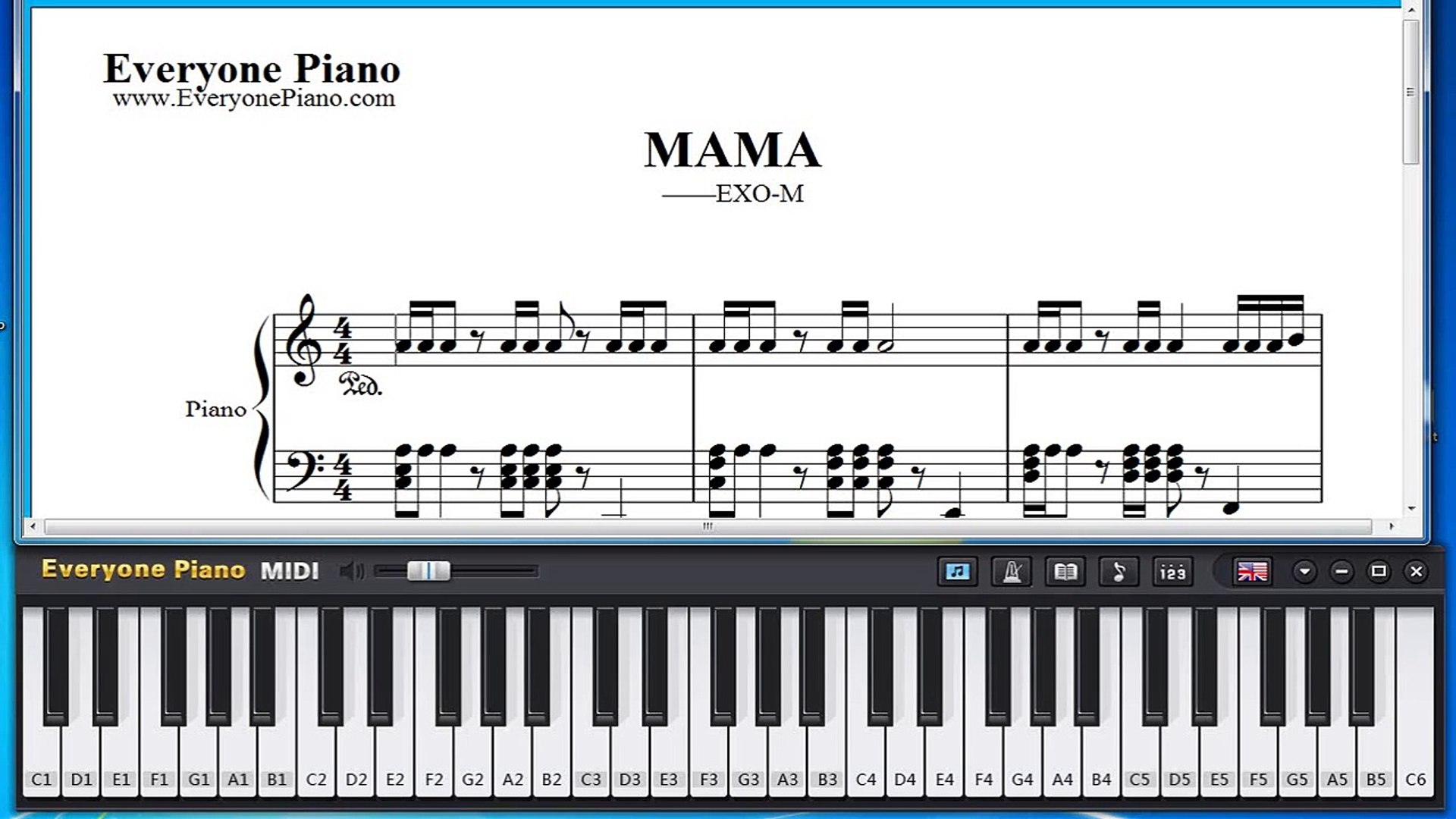 Free MAMA - EXO-M Piano Sheet Music Tutorial - video Dailymotion