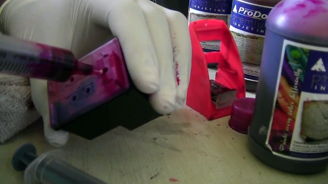 How to refill Hp 802 Color ink cartridge tutorial