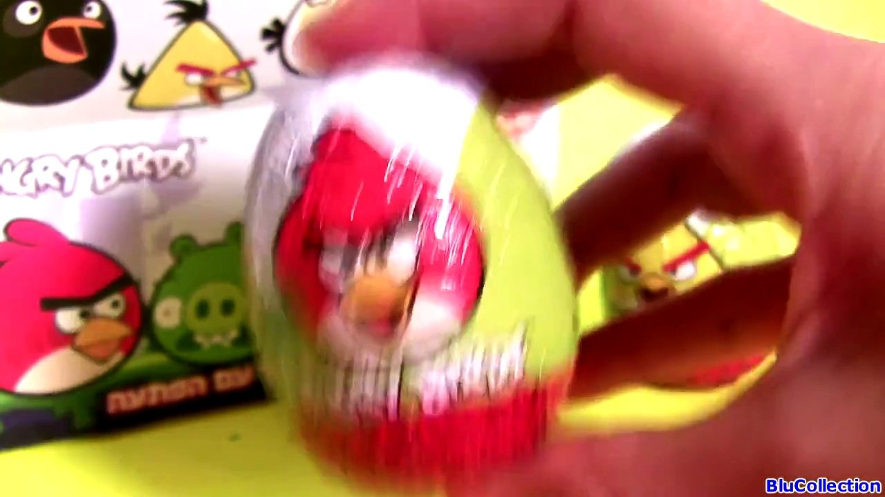 Angry Birds Surprise Eggs 3-pack same as Kinder Ovos Surpresa - Überraschungseier Zornige Vögel