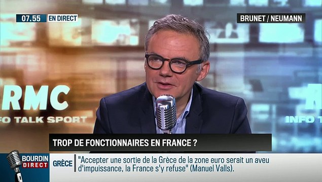 Brunet & Neumann : Y a-t-il trop ou pas assez de fonctionnaires en France ? - 09/07