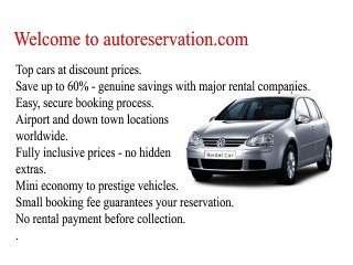 Get reliable car hire Gatwick at Autoreservation.com