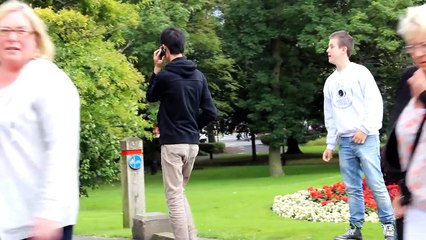 EPIC FAINTING IN PUBLIC PRANK!!