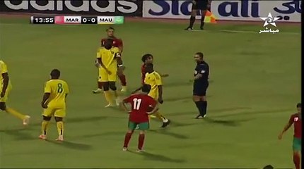 12 Oct 2014 : Match Amicla Maroc vs Mauritanie 1er Mi-Temps