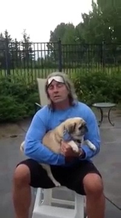 Bret "Hitman" Hart does ALS Ice Bucket Challenge