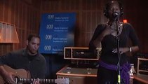 Deni Hines performing Son Of A Preacher Man at the ABC Radio National studios in Sydney