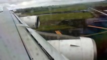Air Mauritius A340-300 take off Mauritius