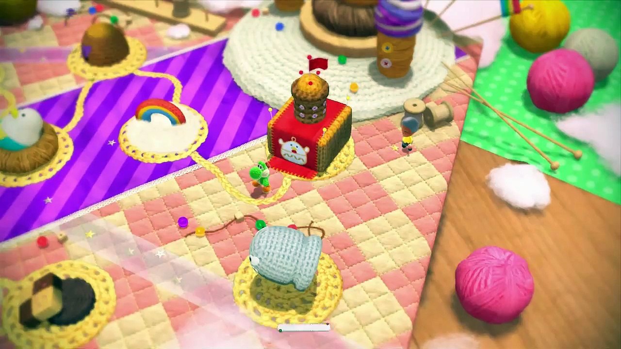 Yoshi s Woolly World - Insignia de poder y modo relajado - Wii U [ES]