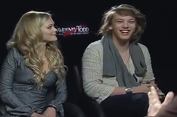 Jamie Campbell Bower Jayne Wisener interview Sweeney Todd