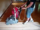 refinishing a hardwood floor