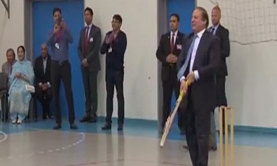 PM Nawaz enjoys playing cricket in Norway
