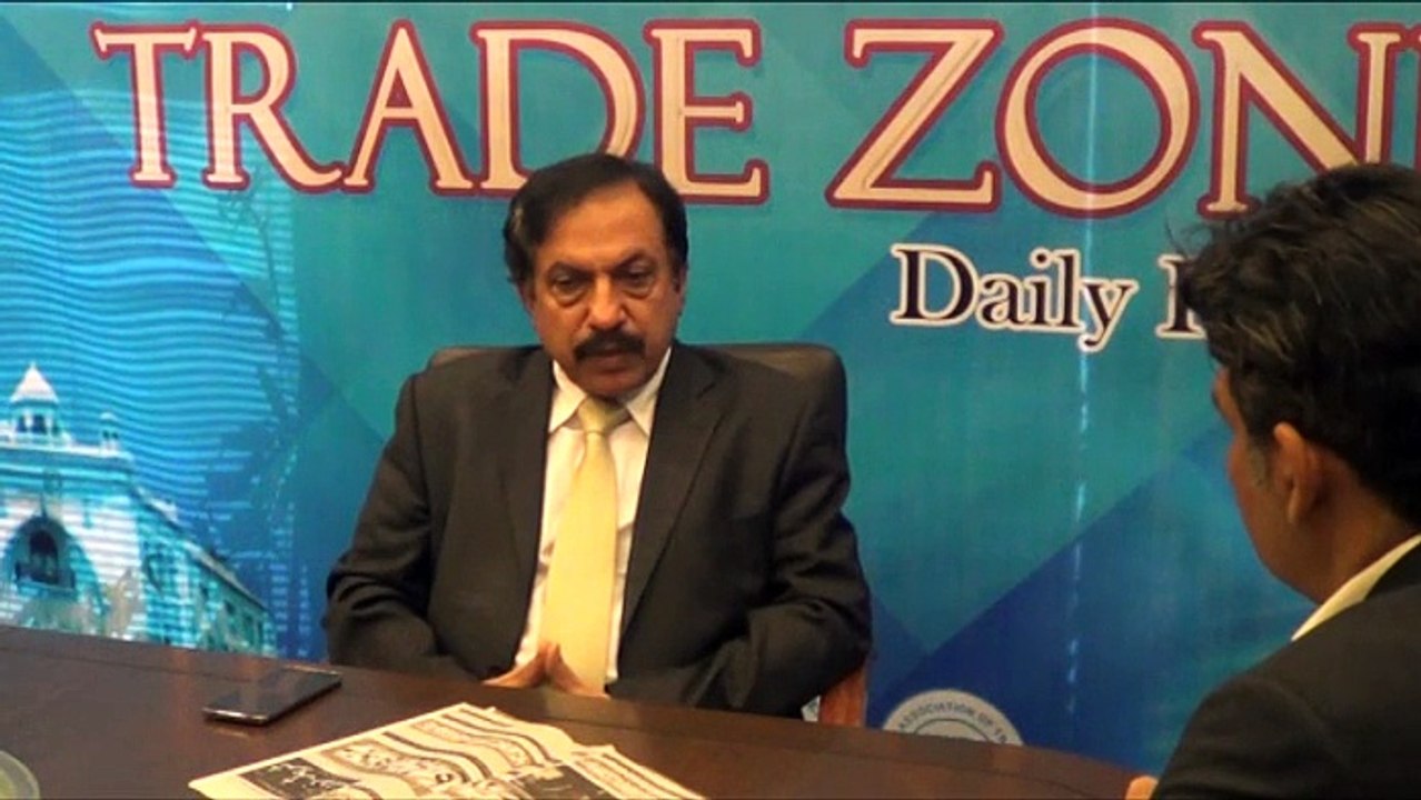 A.K Memon conducting forum Muhammad Waseem Vohra - Vice President FPCCI discussing at Trade Zone Forum.