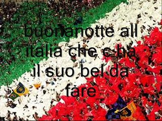 buonanotte all italia con testo
