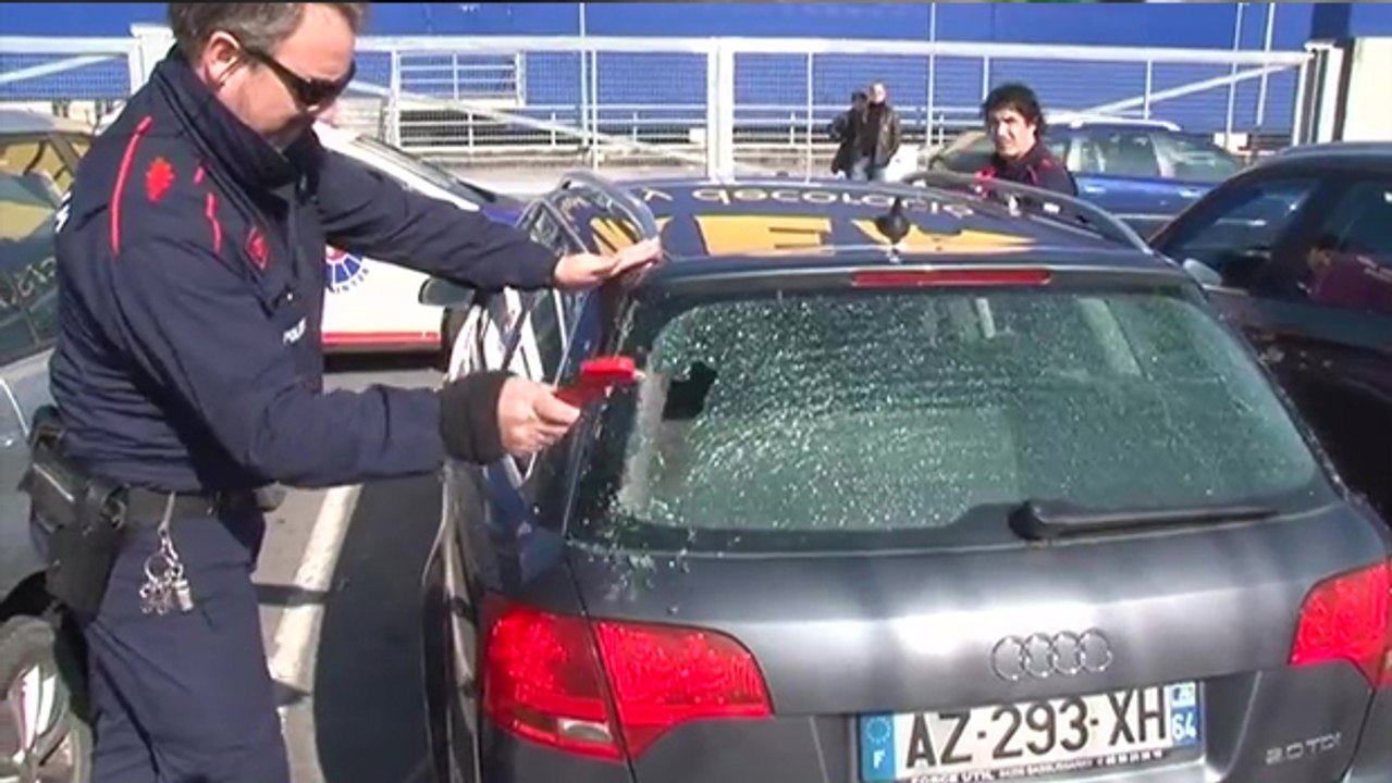 Un chien meurt de chaud, enfermé dans une voiture