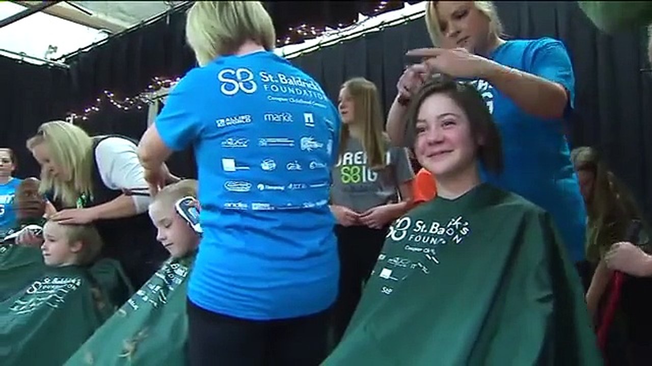 Jesse White has Head Shaved in support of St. B...