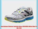 New Balance Womens Running Shoes W860WB4 White/Blue 4.5 UK 37 EU