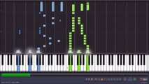 Gintama 2015 Opening 1 - Day X Day by Blue Encount (Piano Synthesia Tutorial   Sheet   MIDI)