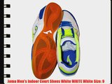 Joma Men's Indoor Court Shoes White WHITE White Size: 9