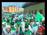 Algérie vs Egypte-Supporters algériens au Soudan.
