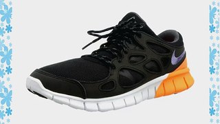 Nike FREE RUN 2 Black Orange Men Running Shoes