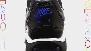 Nike Men's Air Max Command Leather Footwear - Black/Grey/White/Blue Size 7