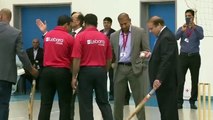 PM  Nawaz Sharif playing cricket with girls in OSLO