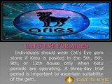 Cats Eye for Various zodiac Signs