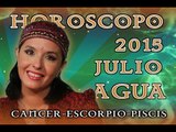 Horóscopo CANCER, ESCORPIO Y PISCIS, Julio 2015 Signos de Agua por Jimena La Torre