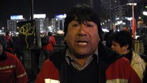 Trabajadores de Correos de Chile inician huelga de hambre y acampe en rio Mapocho