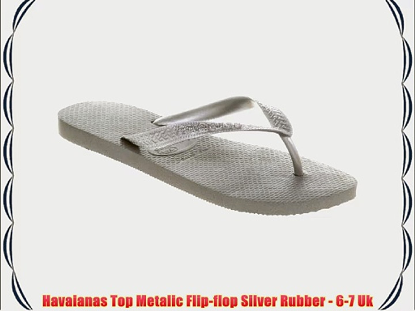silver flip flops uk