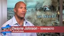 Dwayne Johnson La Roca en Terremoto - entrevista por Javier Ponzone