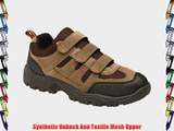 Mens Khaki and Brown Triple Touch Fastening Trail Shoe - Ascend - Khaki/Brown - size UK Mens