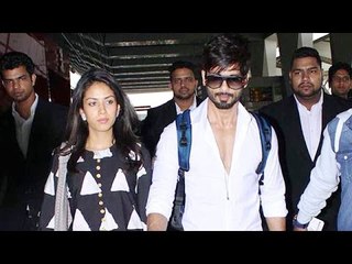 Shahid Kapoor & Mira Rajput Return HOME After MARRIAGE