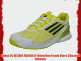 Adidas CC ADIZERO FEATHER II Yellow Men Tennis Shoes Climacool MiCoach