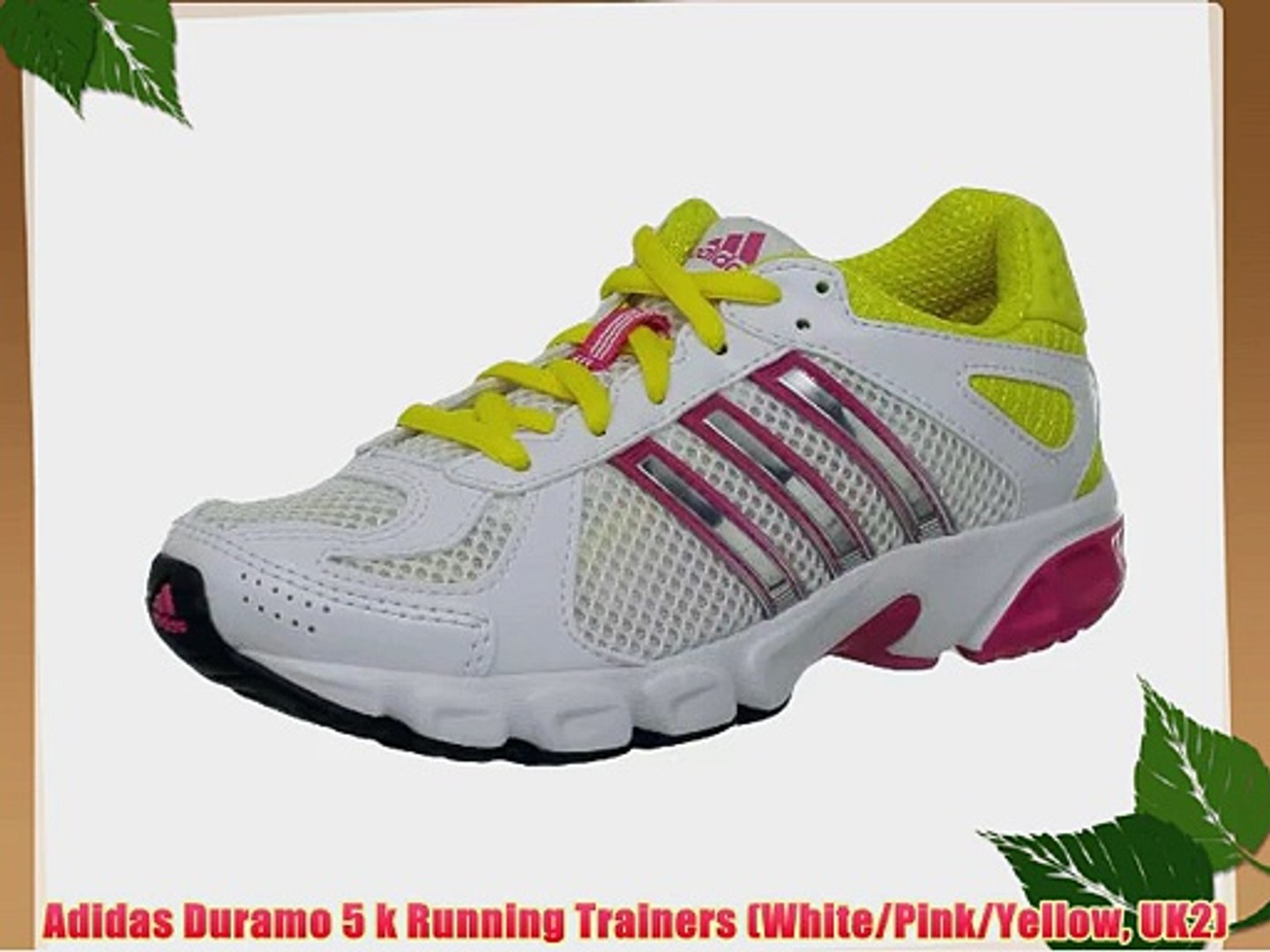 white adidas running trainers