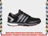 Adidas Mens Adipower Boost Golf Shoes 2015 Mens Black/Metallic 11 Regular Fit Mens Black/Metallic