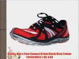 Brooks Men's Pure Connect M Red/Black/Grey Trainer 1101381D623 7 UK 8 US