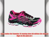 Asics ladies Gel Cumulus 15 running shoe ltd edition Lite show in High vis Hot pink uk 5
