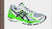 ASICS Men's Gel-Nimbus 14 2E Running Shoes Silver/Black/Green UK6
